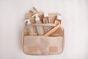 toiletry kits, including dental hygiene tools for long trips or maintaining oral health with busy jobs